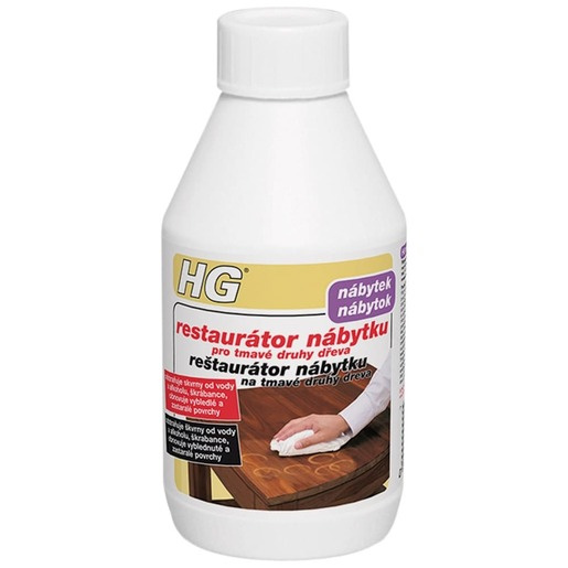 HG restaurátor nábytku pro tmavé druhy dřeva 300ml