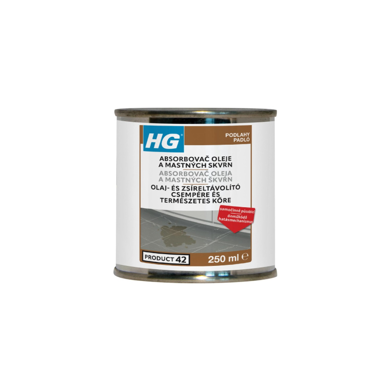HG absorbovač olejových a mastných skvrn 250ml