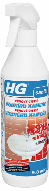 HG Pěnový odstraňovač vodního kamene 500 ml