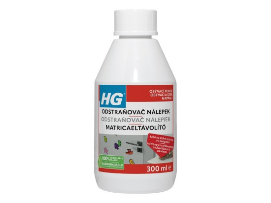 HG Odstraňovač nálepek 300 ml