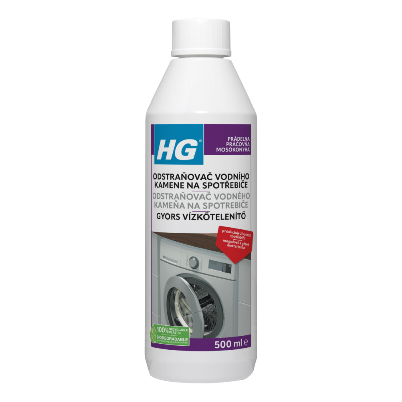 HG Odstraňovač vodního kamene na spotřebiče 500 ml