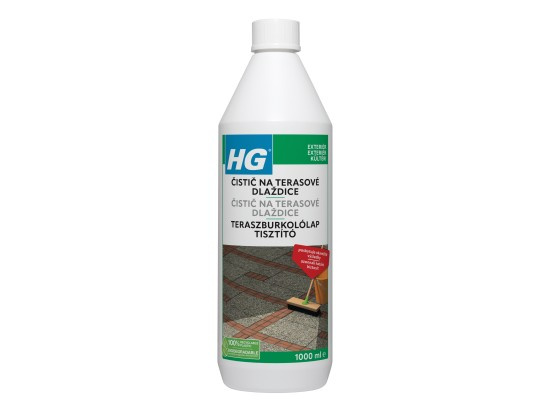 HG čistič na terasové dlaždice 1l