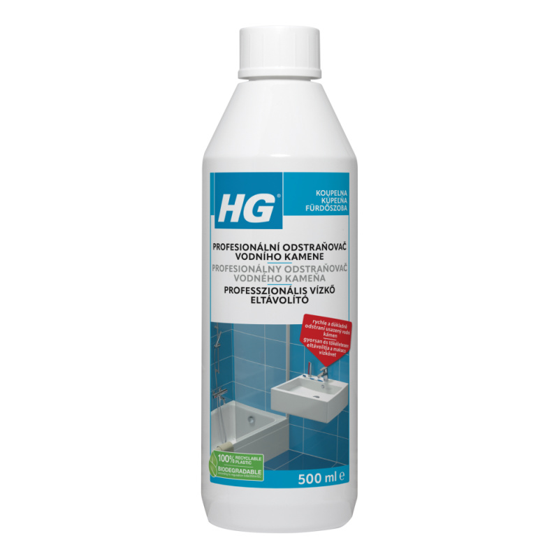 HG Profesionální odstraňovač vodního kamene 500 ml