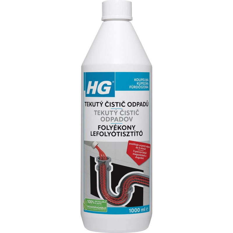 HG Tekutý čistič odpadů