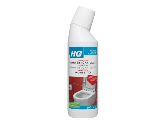HG Extra silný gelový čistič na toalety 500 ml