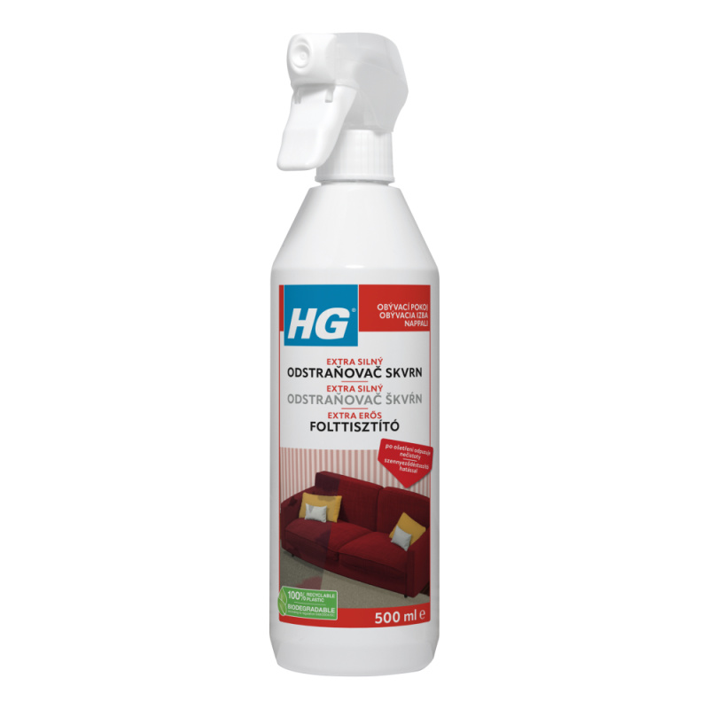 HG extra silný čistič skvrn ve spreji 500ml