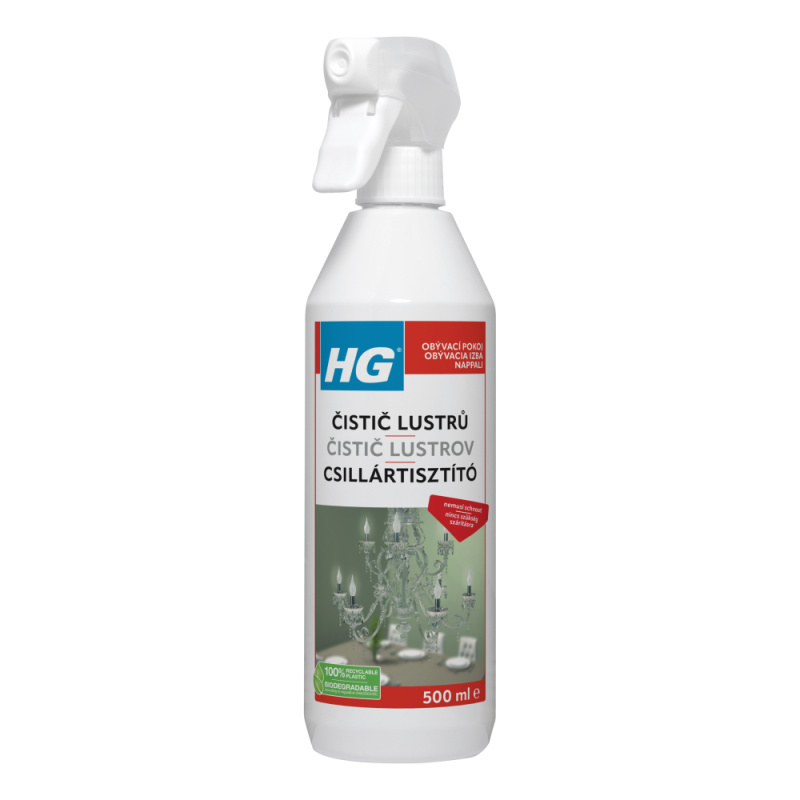 HG Čistič lustrů ve spreji 500 ml