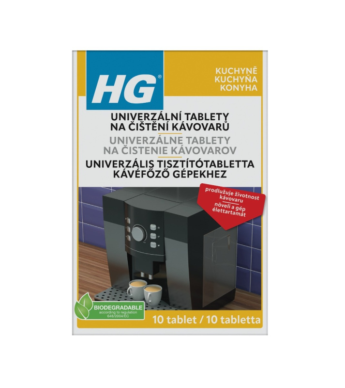 HG Tablety čištění kávovarů 10 ks