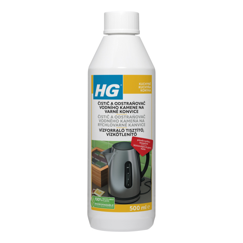 HG Čistič a odstraňovač vodního kamene pro varné konvice 500 ml
