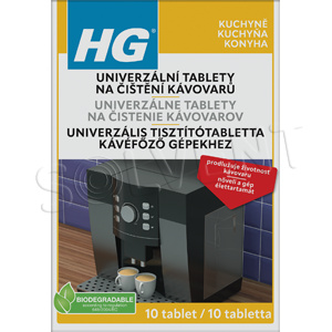 HG Univerzální tablety na čištění kávovarů