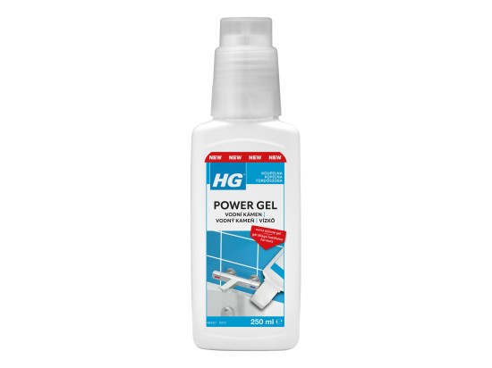 HG Power gel na vodní kámen s aplikátorem 250 ml