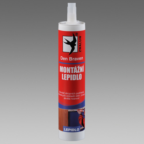 Den Braven Montážní lepidlo 280ml bílá