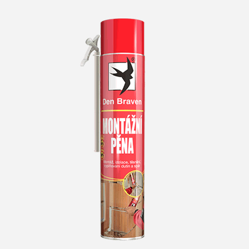 Den Braven Montážní pěna Typ: dóza, Barva: zelená, Balení (ml): 300 ml