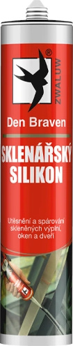 Silikon sklenářský Den Braven transparentní 280 ml