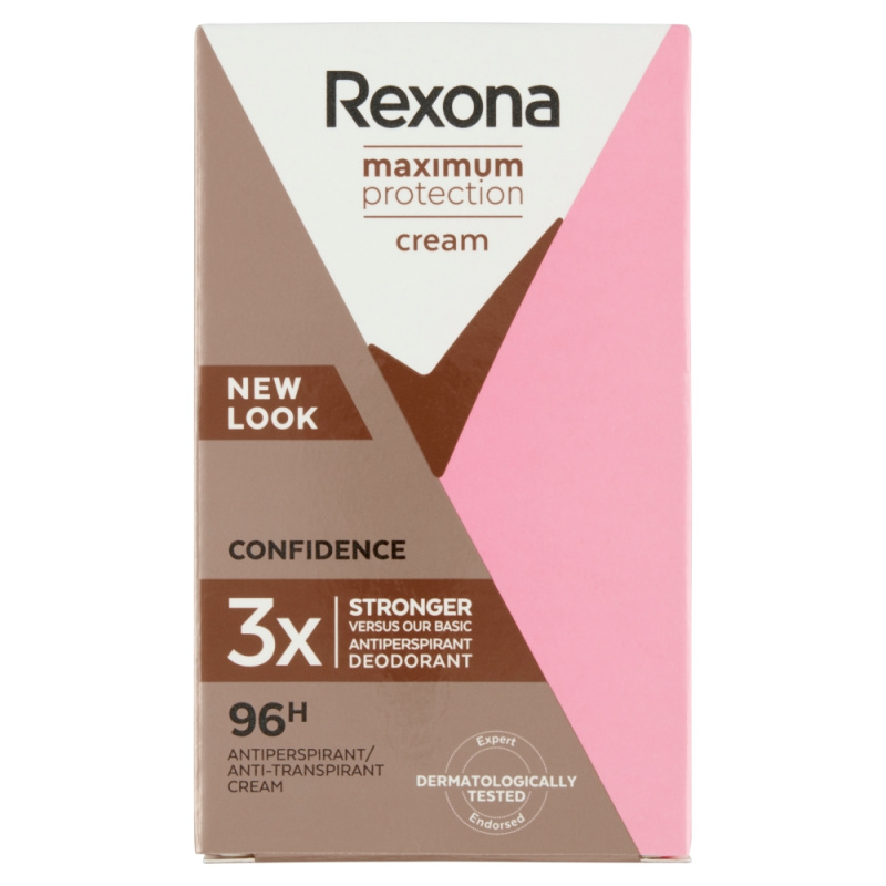 Rexona Maximum Protection Antiperspirant krémový antiperspirant proti nadměrnému pocení Confidence 45 ml