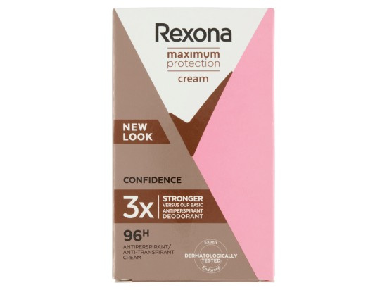 Rexona Maximum Protection Antiperspirant krémový antiperspirant proti nadměrnému pocení Confidence 45 ml