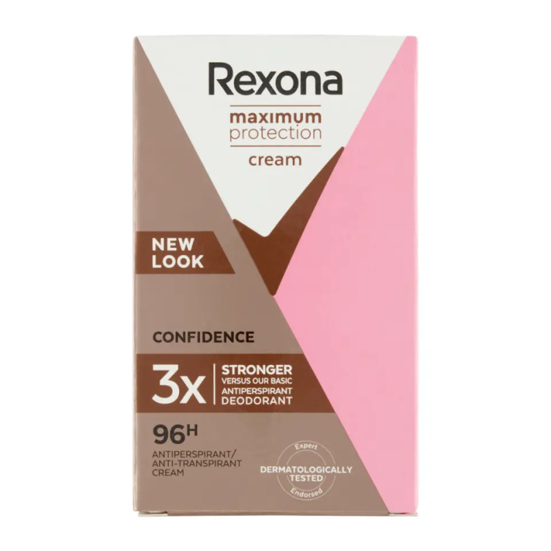 Rexona Maximum Protection Antiperspirant krémový antiperspirant proti nadměrnému pocení Confidence 45 ml