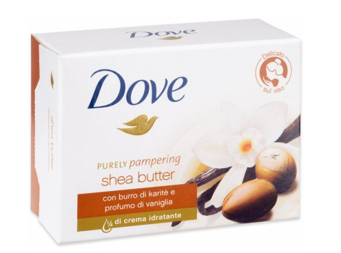 Dove Shea Butter & Vanilla čisticí tuhé mýdlo 90 g