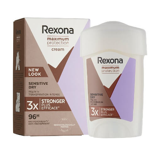 Rexona Maximum Protection Antiperspirant krémový antiperspirant proti nadměrnému pocení Sensitive Dry 45 ml