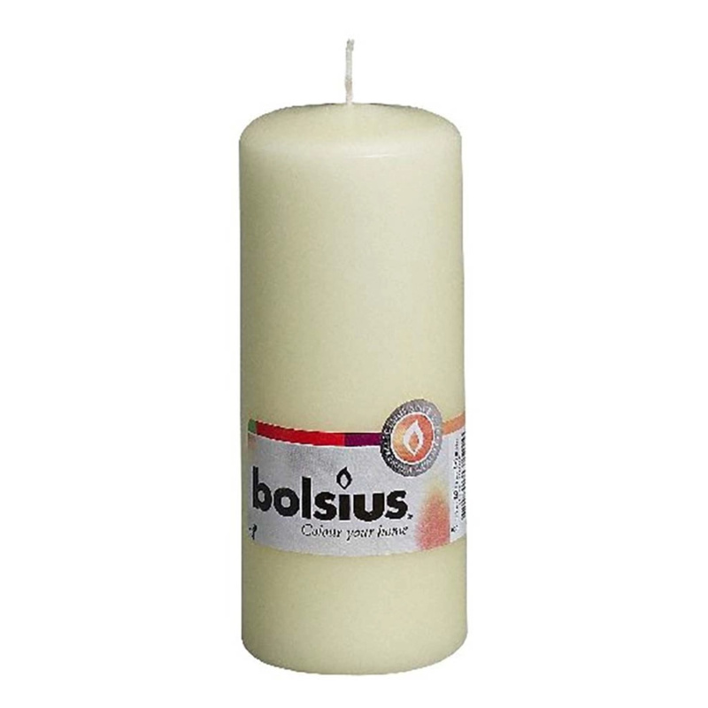Bolsius Svíčka válcová, slonová kost, 60 x 150 mm