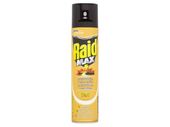 Raid Max 3v1 proti švábům a mravencům