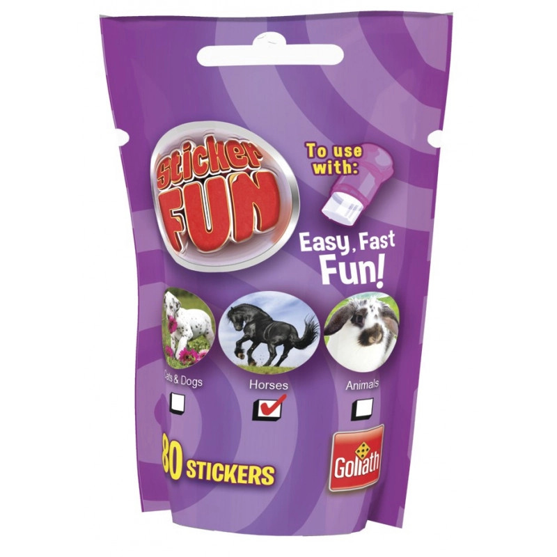 Sticker Fun Refill – doplňkové samolepky pro aplikátor od GOLIATH GAMES