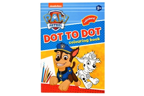 Omalovánky a doplňovačky PAW PATROL A4 se samolepkami