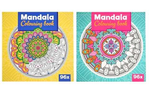 Omalovánky mandala – sešit 48 listů
