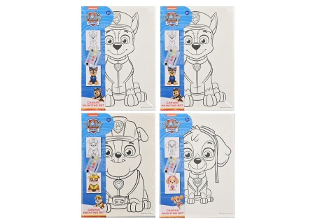 Malování na plátno TLAPKOVÁ PATROLA – kreativní sada pro děti