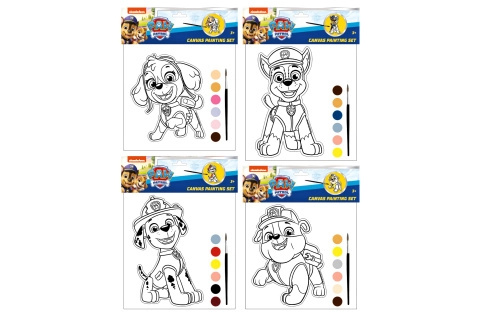 Malování na dřevě – Tlapková patrola, sada pro děti