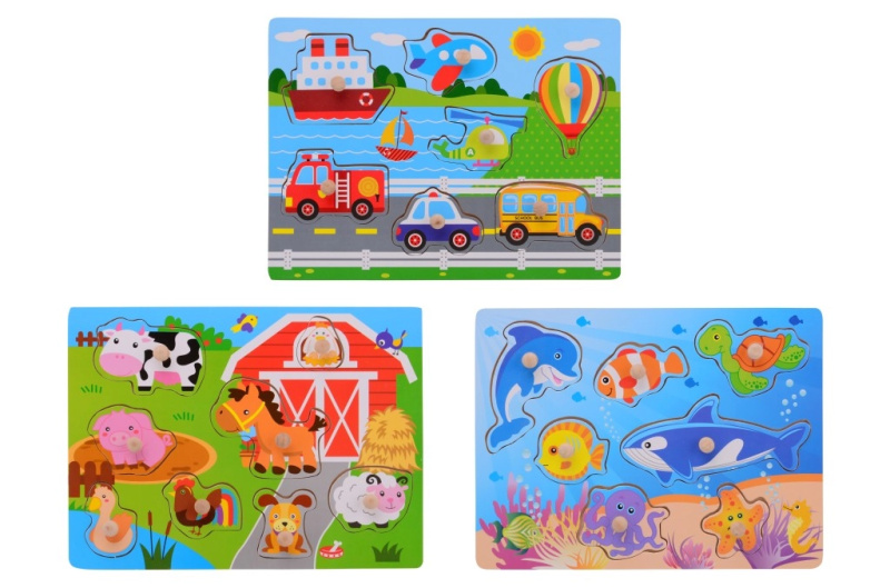 Johntoy puzzle s úchytem malé