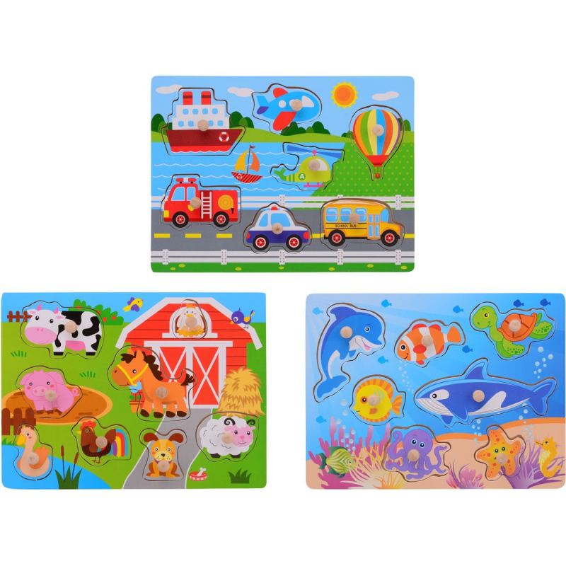 Johntoy puzzle s úchytem malé