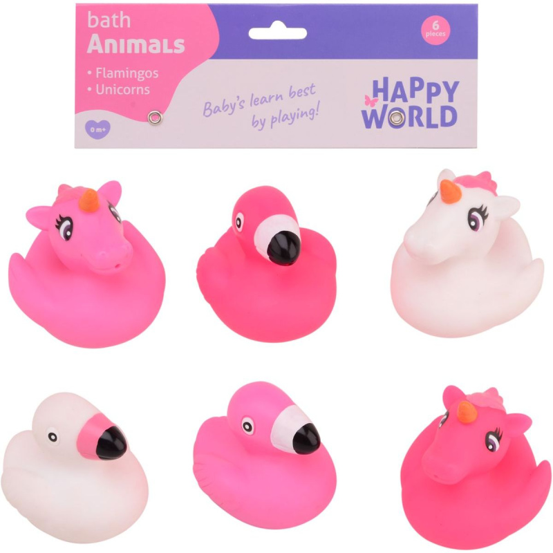 Zvířátka do vany pro nejmenší Happy World