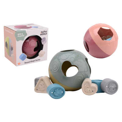 Vkládací koule se zvířátky z bio plastu