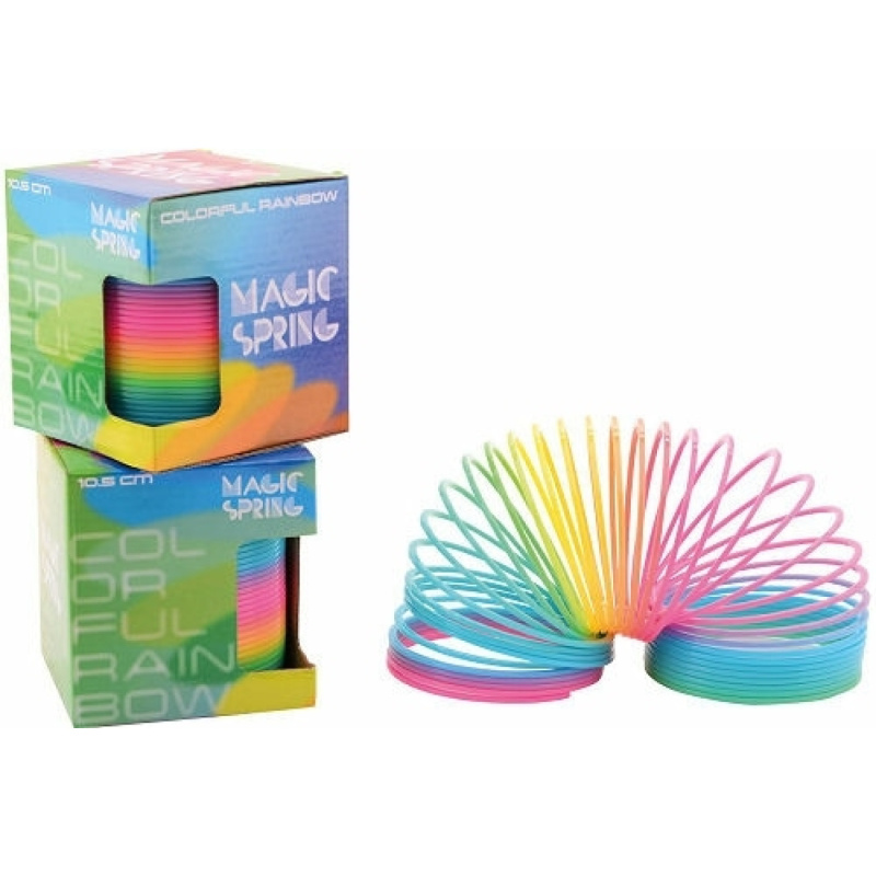 Magická barevná pružina - střední - mix motivů