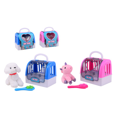 pejsek jednorožec v přepravce