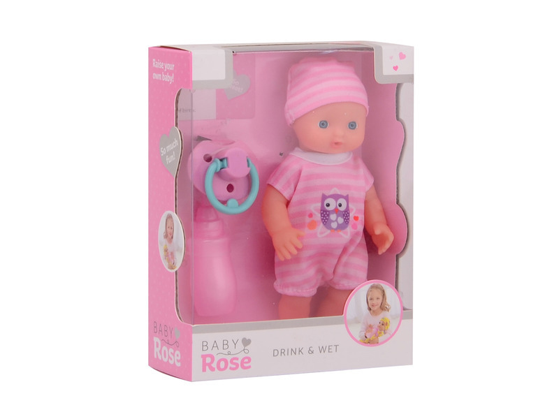 Panenka Baby Rose čurací 17 cm