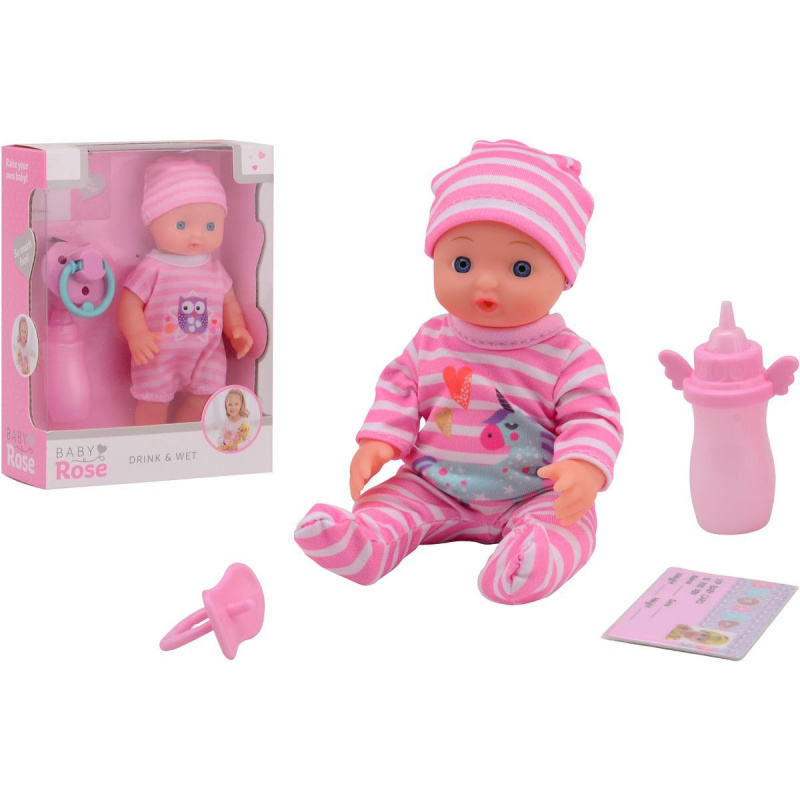 Panenka Baby Rose čurací 17 cm
