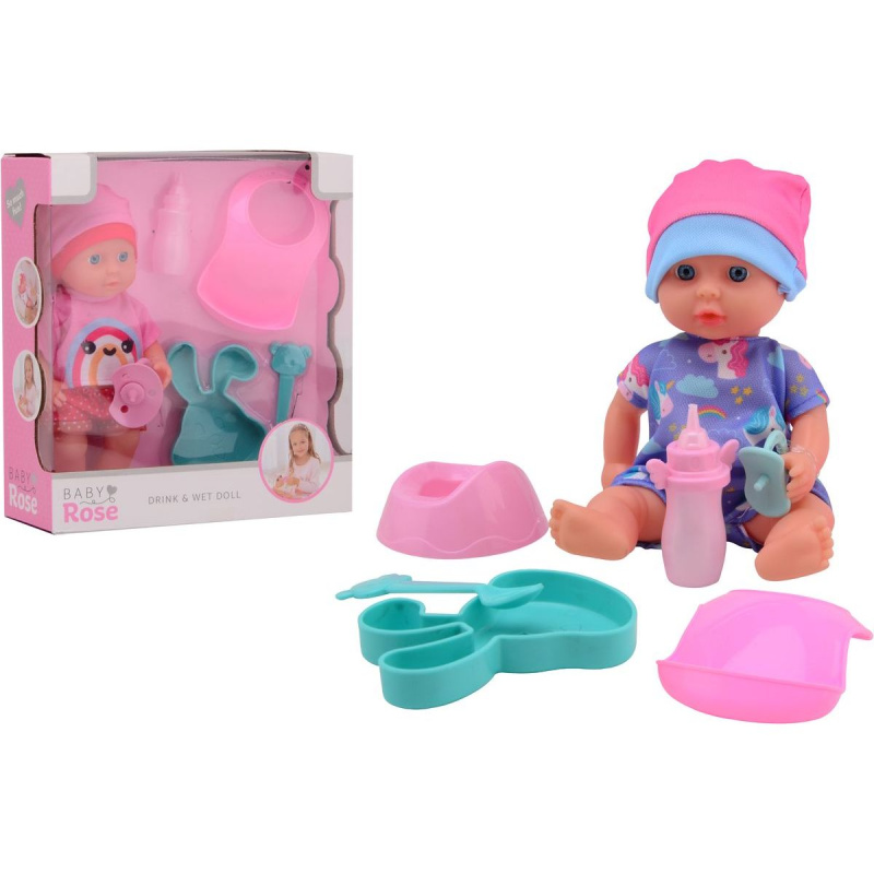 Panenka Baby Rose čurací 20 cm