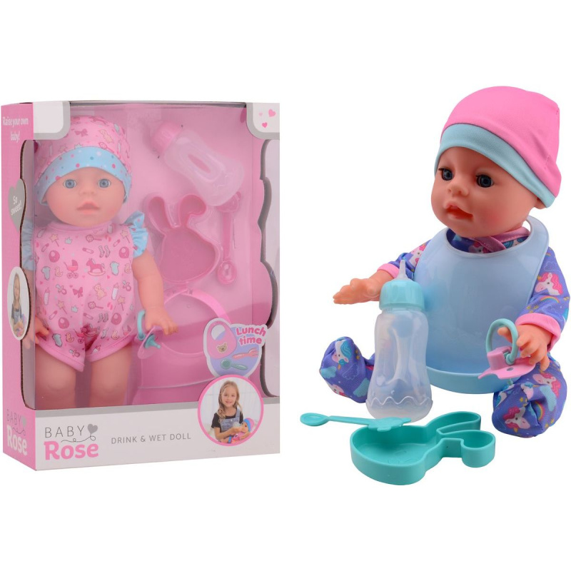 Panenka Baby Rose čurací 30 cm