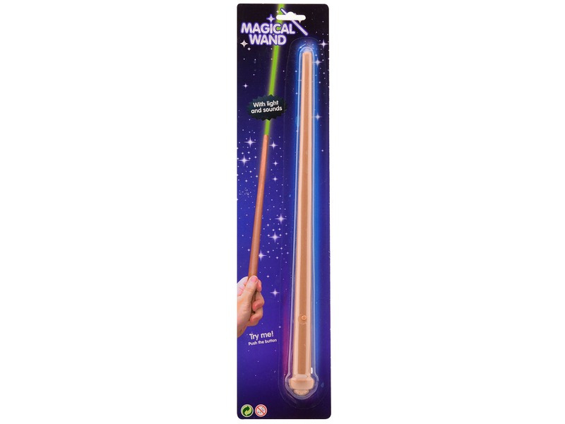Magická kouzelnická hůlka se světlem a zvukem