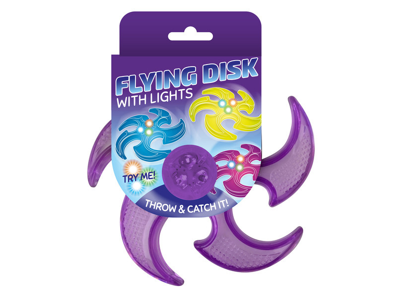 Letající disk svítící