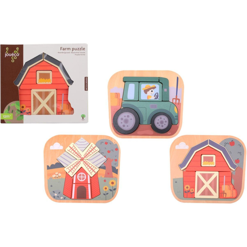 Jouéco puzzle Farma traktor