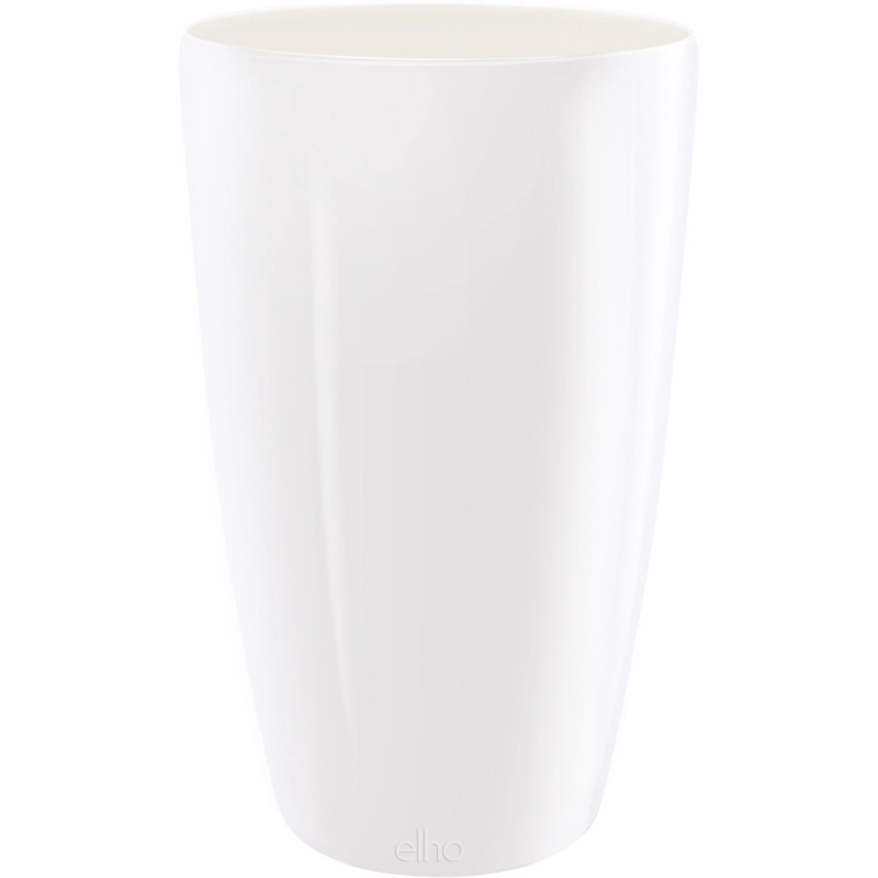 elho Květináč Brussels Diamond Round High bílý pr. 27 x 44 cm
