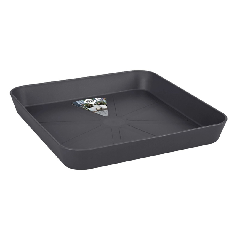 Elho Podmiska Loft Urban Square antracitová 28 x 4 x 28 cm