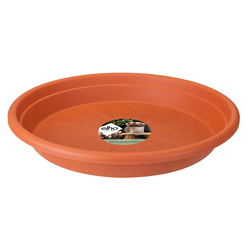Elho Univerzální miska pod květináč Round, terakotová, pr. 35 x 5 cm