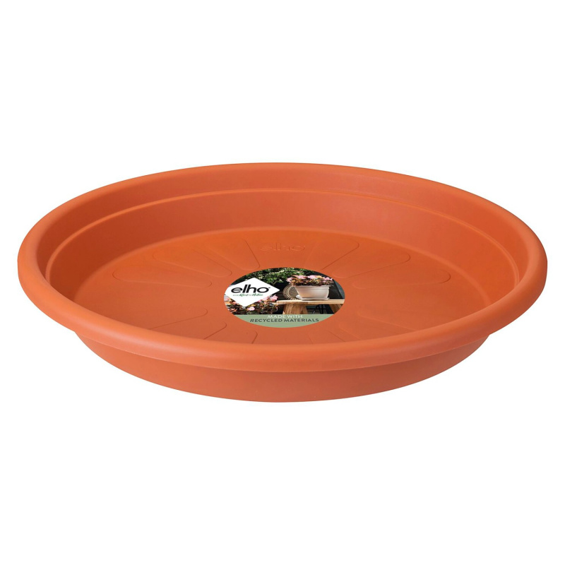 Elho Univerzální miska pod květináč Round, terakotová, pr. 40 x 6 cm