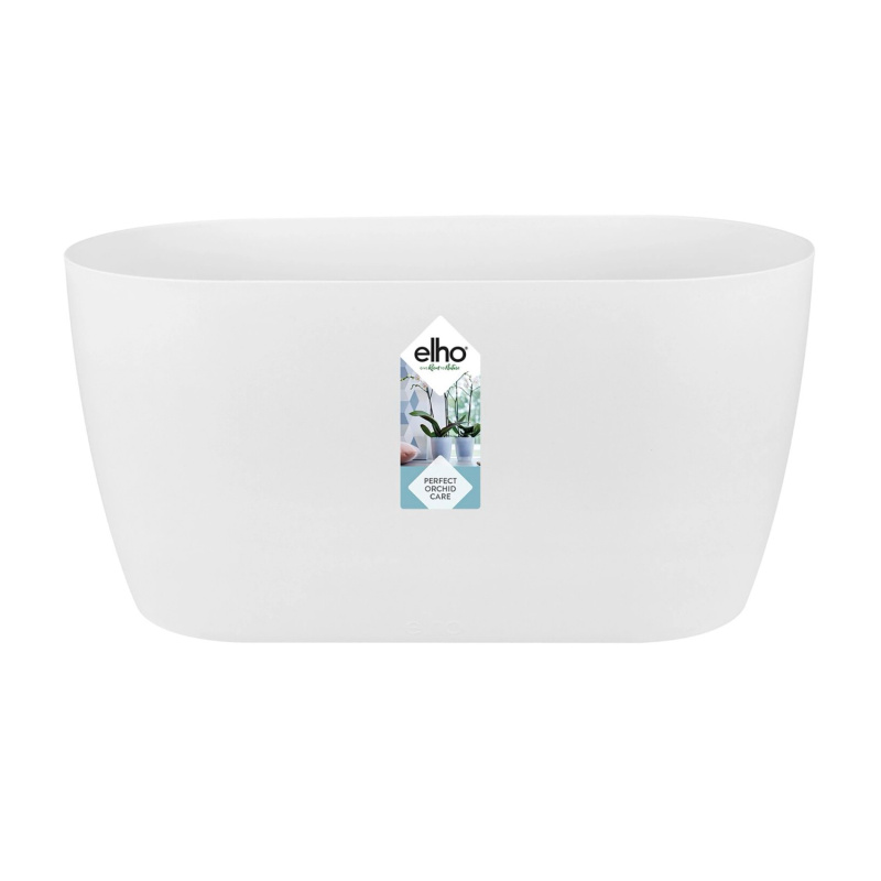 Elho Květináč pro orchideje Brussels Orchid Duo bílá 25 x 13,4 x 12 cm