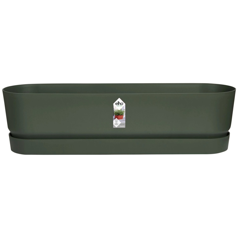 elho Květináč Greenville Lang listově zelený, 70 x 18 x 19 cm
