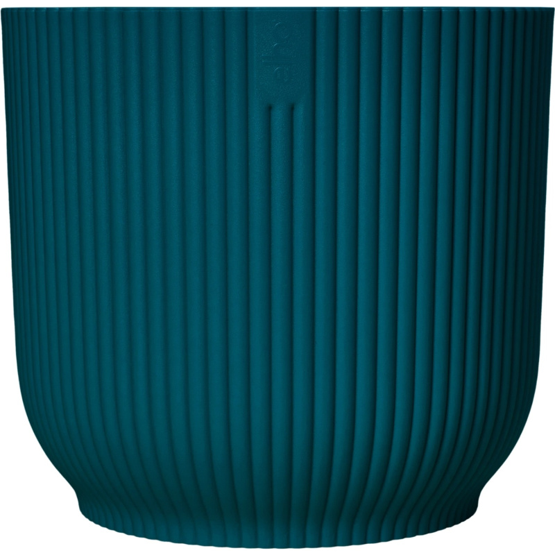 elho Květináč Vibes Fold Round tmavě modrý pr. 16 x 15 cm